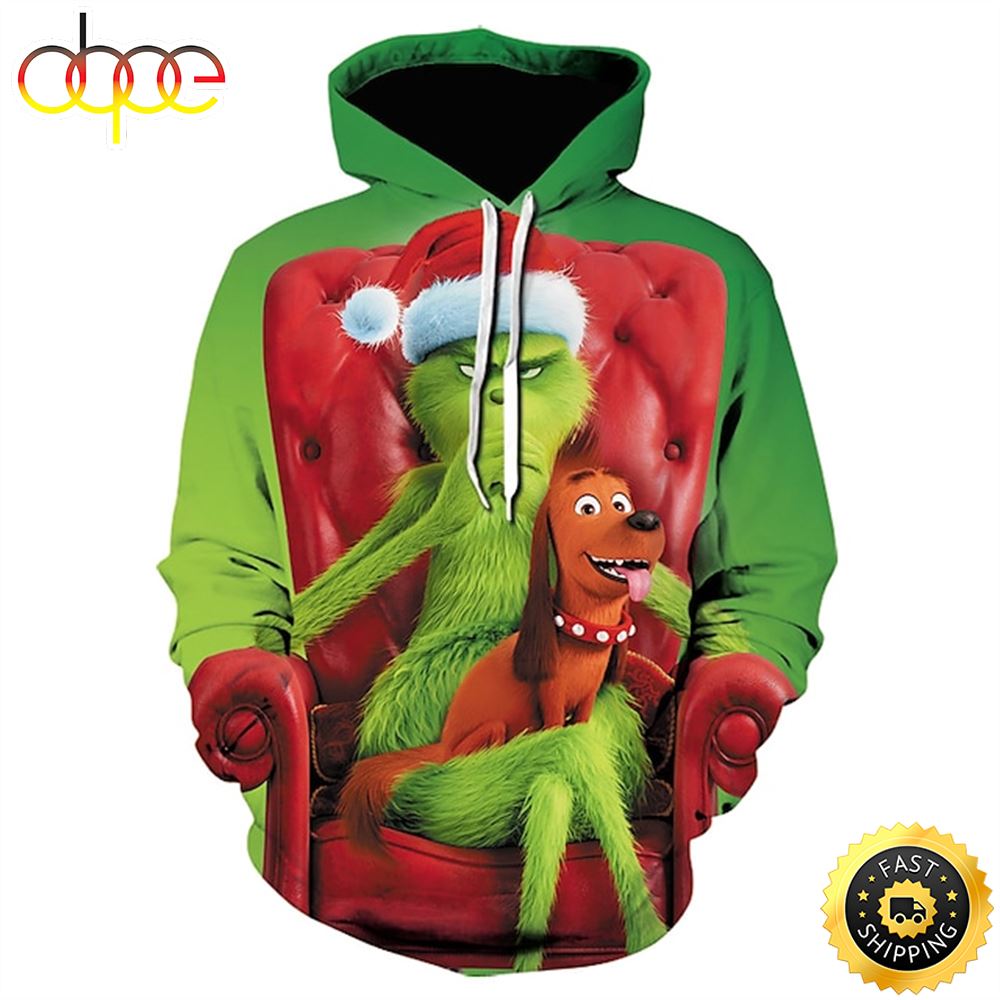 Grinch Pull Merry Christmas Grinch Christmas All Over Print Shirt