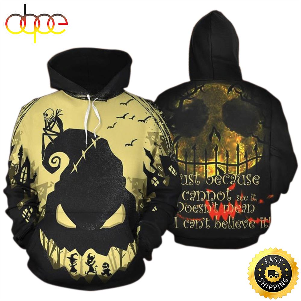 Jack Skellington Oogie Boogie Hoodie 3D All Over Print