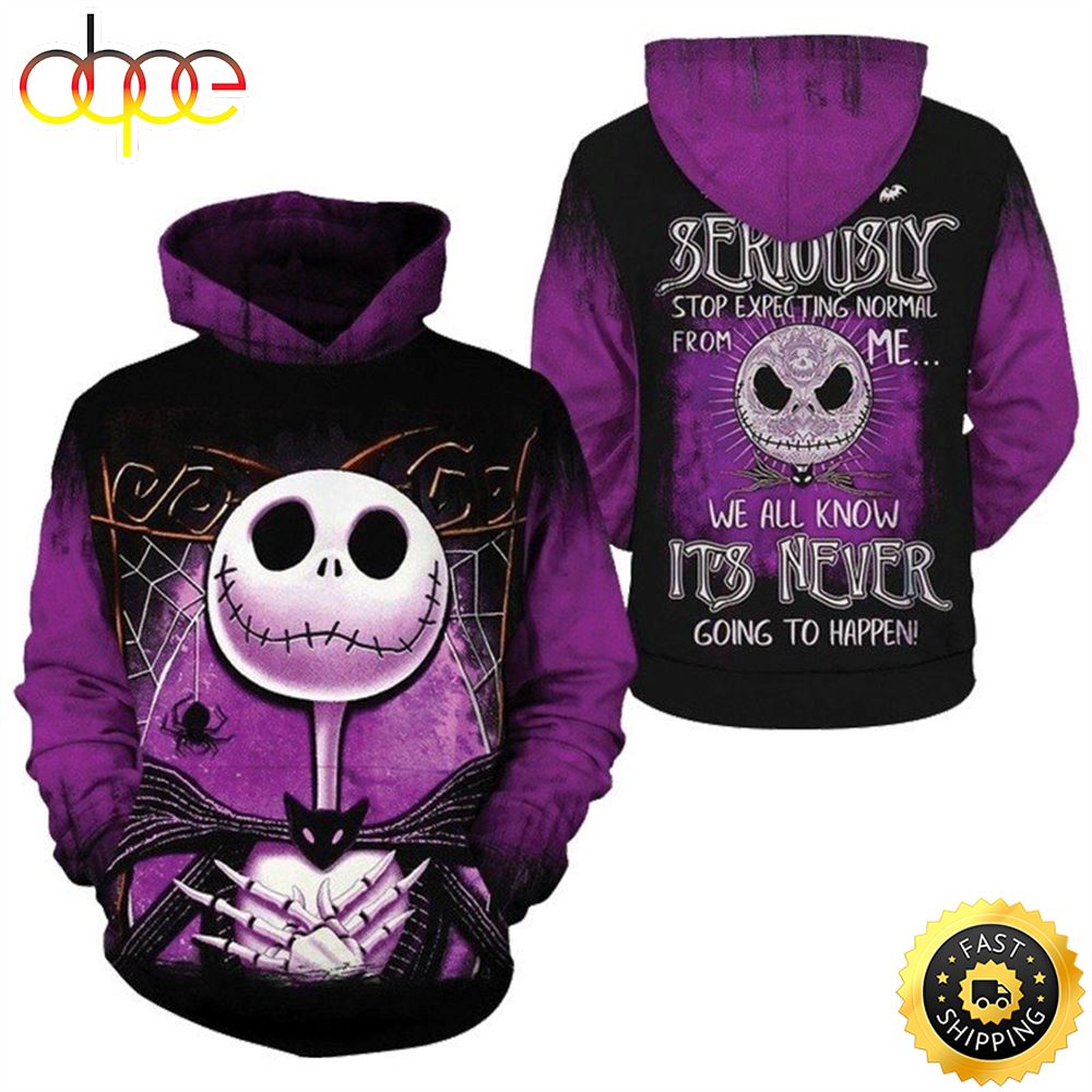 Jack Skellington People Should Seriously Hoodie 3D All Over Print