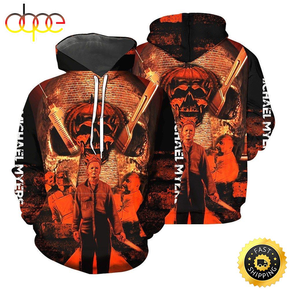 Michael myers 3D All Over Printed Shirt Hoodie