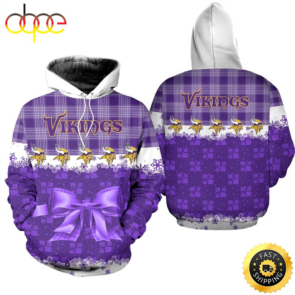 Minnesota Vikings Christmas Snowman Limited Edition Football NFL All Over print Christmas Shirt