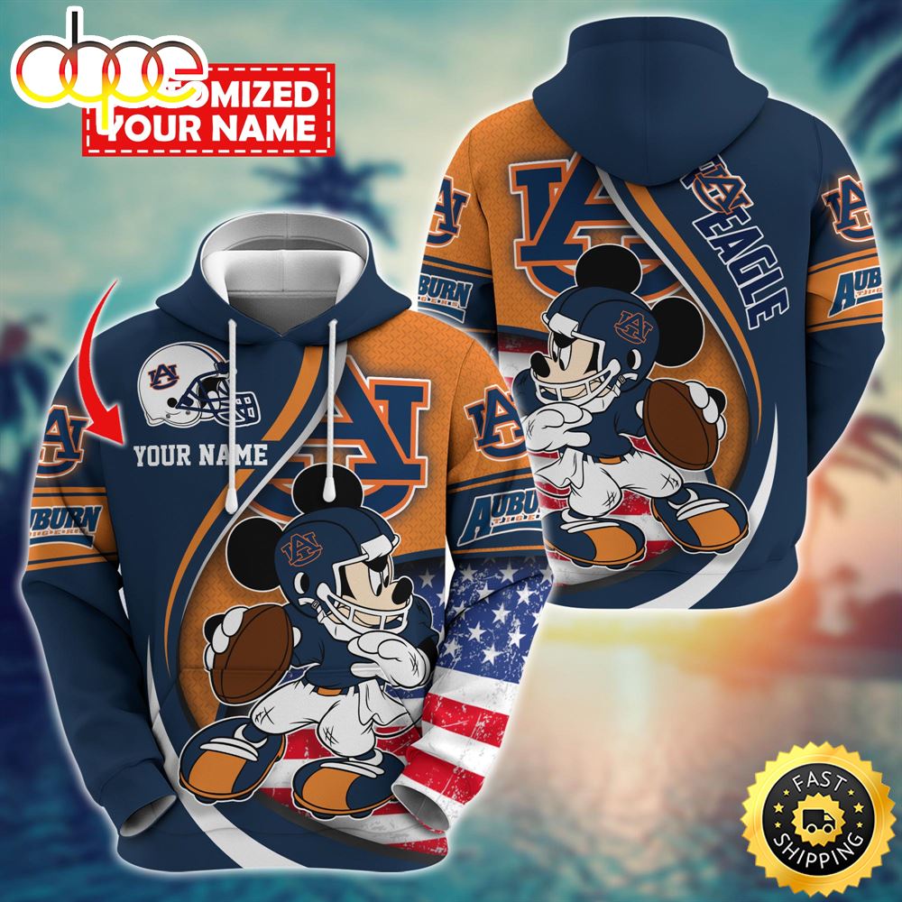 NCAA Auburn Tigers Mickey Custom Hoodie Trending Shirt