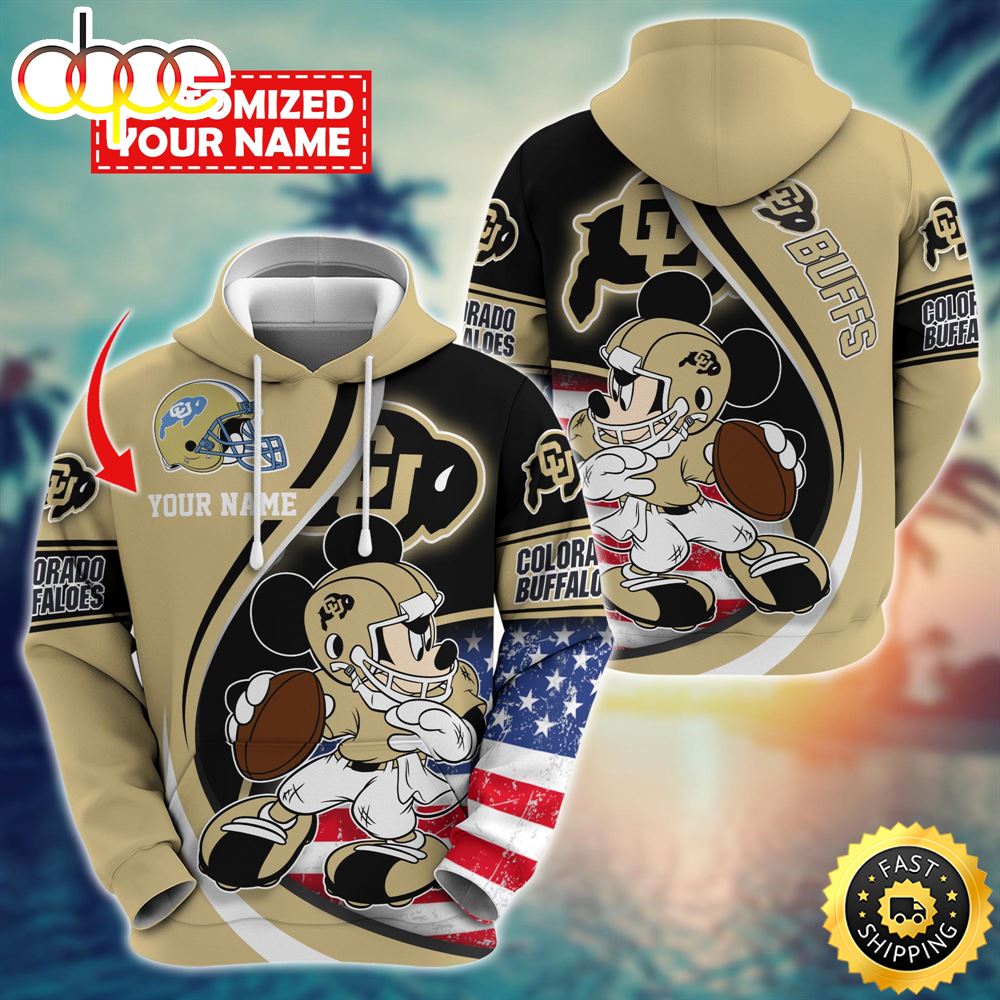 NCAA Colorado Buffaloes Mickey Custom Hoodie Trending Shirt