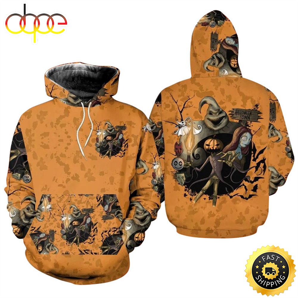 Nightmare Before Christmas Oogie Boogie Hoodie 3D All Over Print