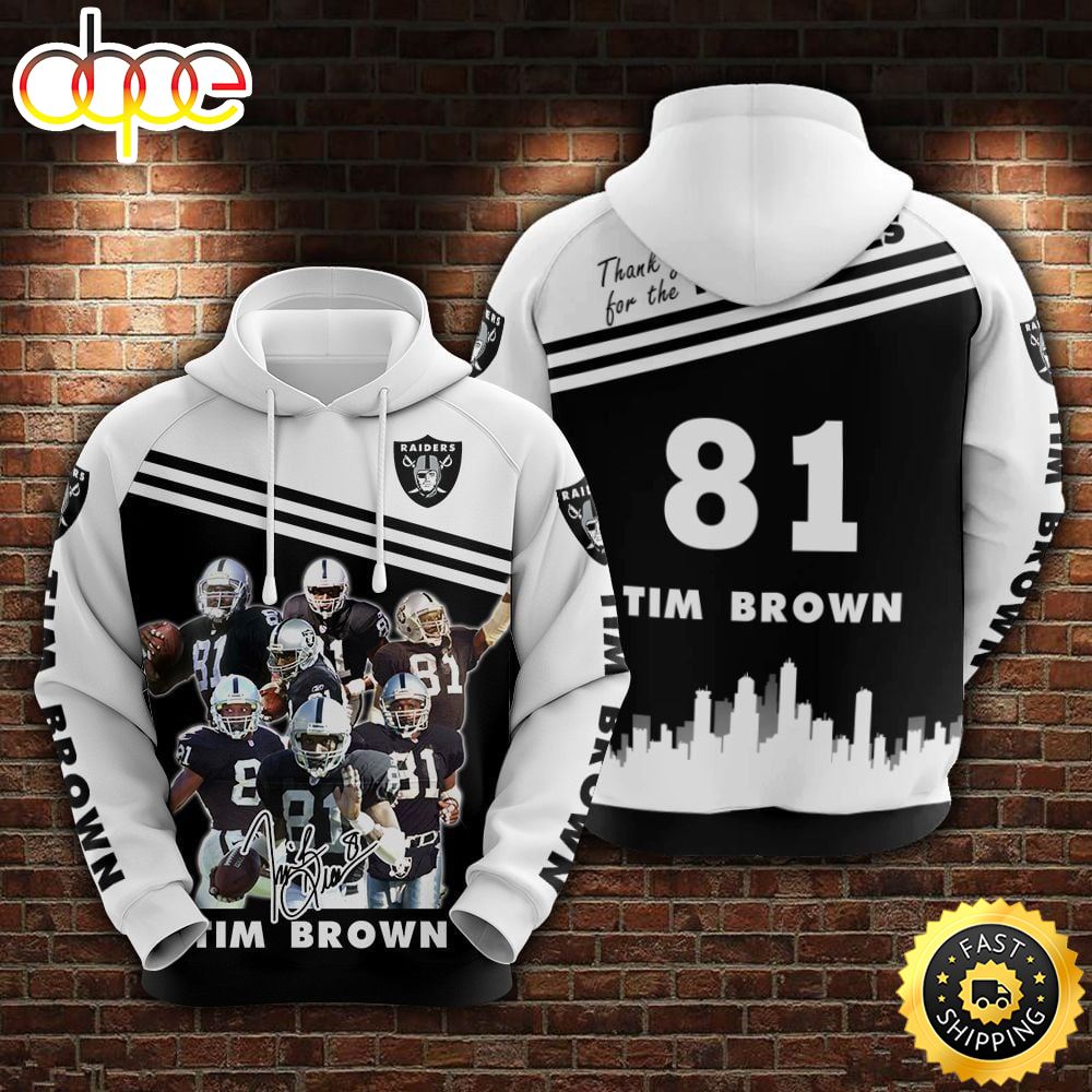 Tim Brown - Las Vegas Raiders Limited Hoodie 742