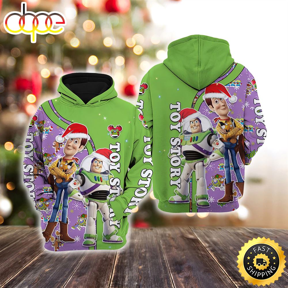 Toy Story Christmas Disney Christmas Hoodie All Over Print Shirts