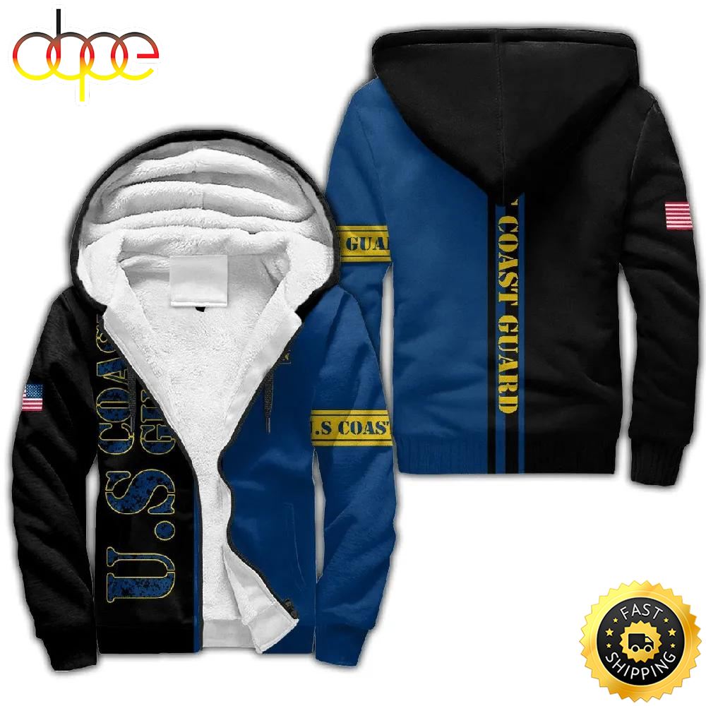 Veteran US Coast Guard 3D Hoodie All Over Printed