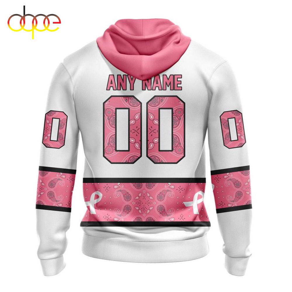 Custom Name NHL New Jersey Devils In October We Wear pink Breast Cancer 3D Hoodie Shirt
